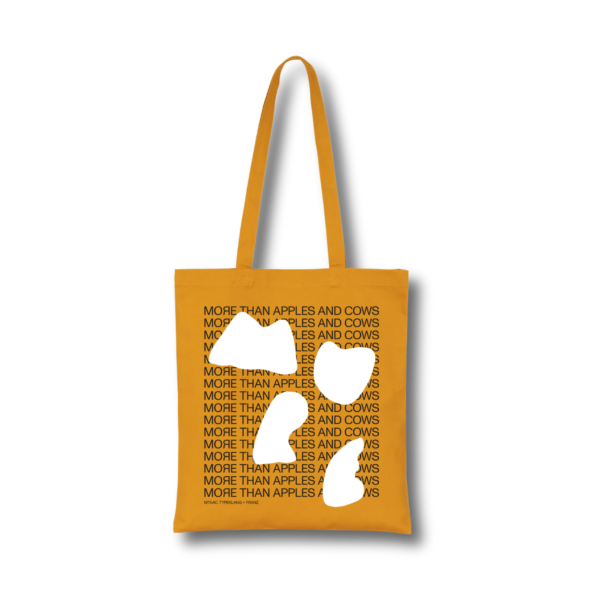 More Than Apples and Cows - Tote Bag 02 by typeklang
